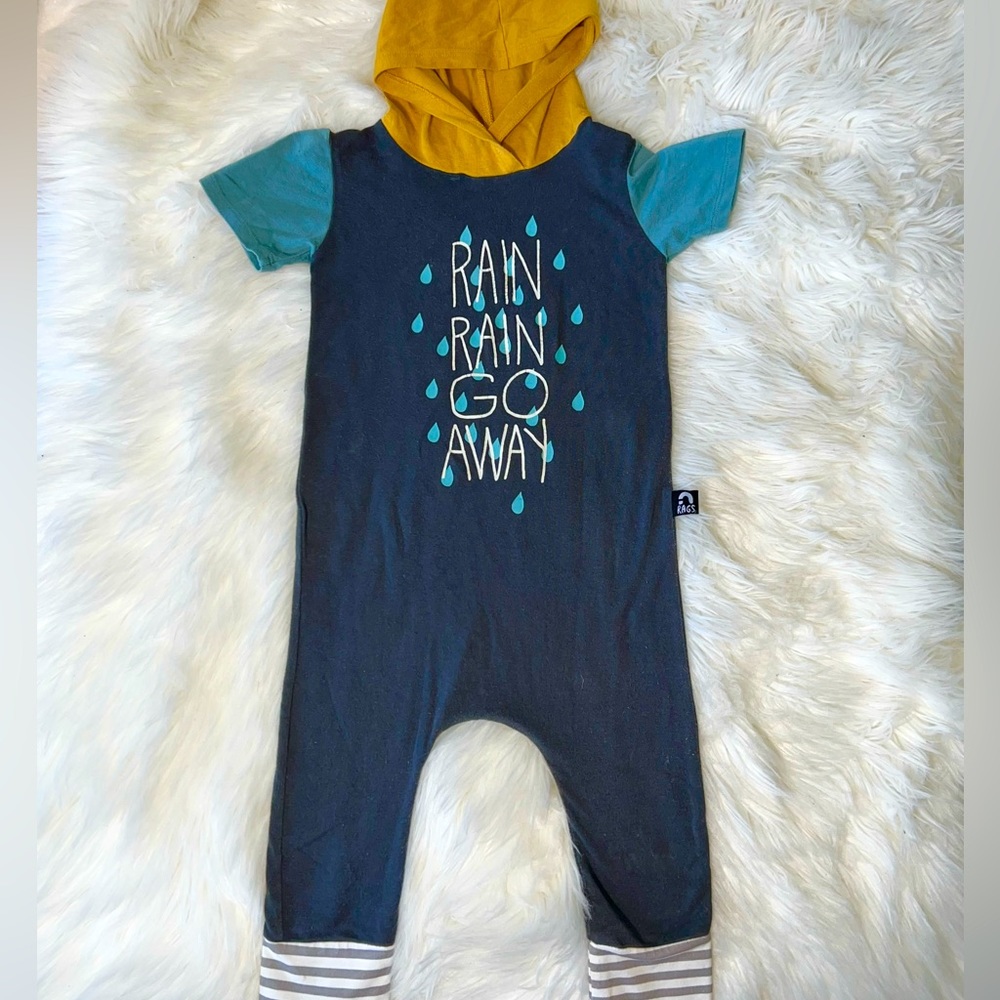 ❌SOLD ❌ RAGS romper bamboo 2T - Picture 2 of 8